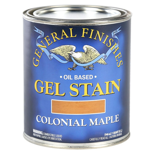 Acabamentos Gerais leo Base Gel Mancha 1 Quart Colonial Maple