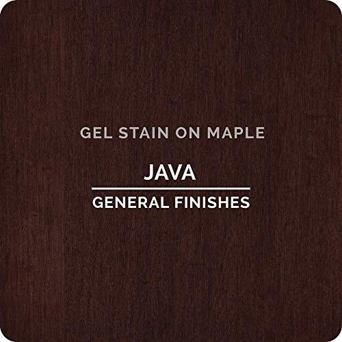 General Finishes Oil Base Gel Stain 1/2 Pint Java 1