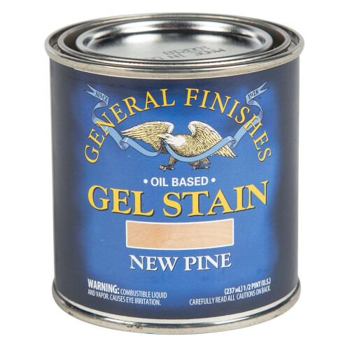 General Finishes Öl-Gelbeize, 1/2 Pint, Neue Kiefer