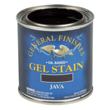 General Finishes Oil Base Gel Stain 1/2 Pint Java