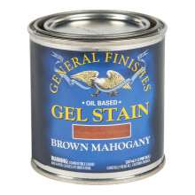 General Finishes lbasisgel Flecken 1/2 Pint Brown Mahagoni