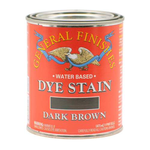 General Finishes Water Based Dye 1 pint tmave hned