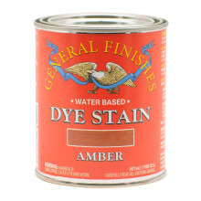 General Finishes Water Based Dye, 1 Pint, Amber
