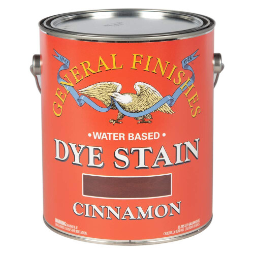 General Finishes Water Based Dye 1 Gallon Cinnamon