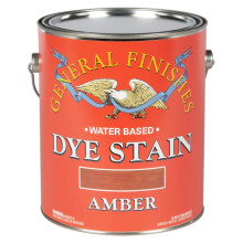 General Finishes Water Based Verf, 1 Gallon, Amber