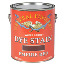General Finishes Water Based Dye, 1 Gallon, Empire Red