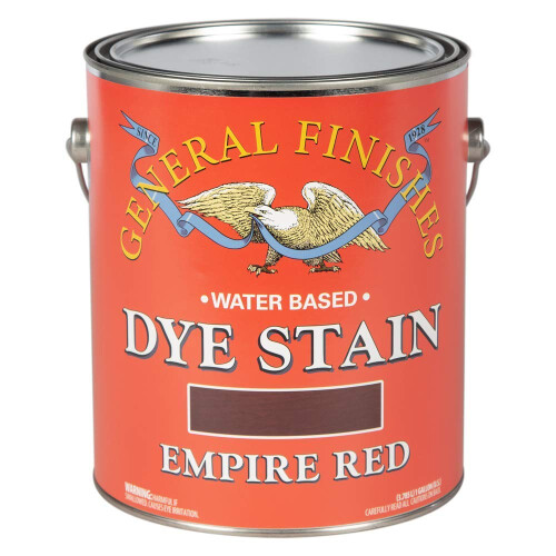 General Finishes Water Based Dye 1 galon Empire Red