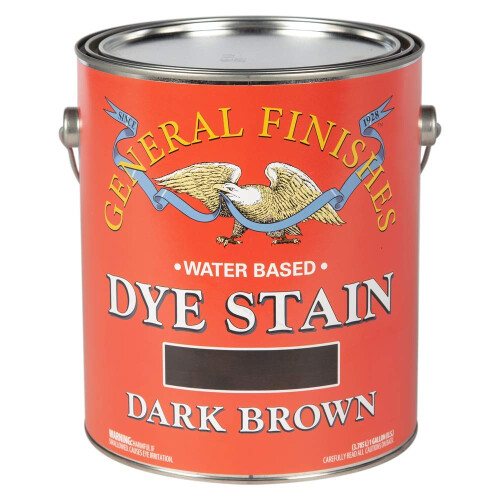 General Finishes Water Based Dye, 1 Gallon, Geel