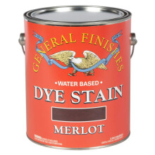 General Finishes Water Based Dye, 1 Gallon, Merlot