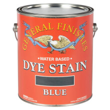 General Finishes Water Based Kleurstof, 1 Gallon, Blauw