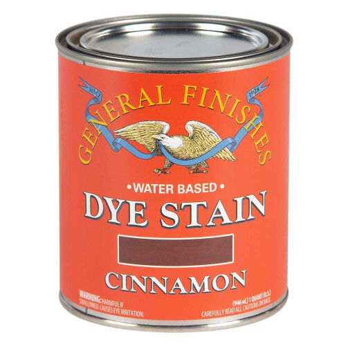 General Finishes Water Based Dye 1 Quart Cinnamon