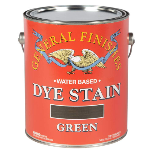General Finishes Water Based Dye 1 galon Green