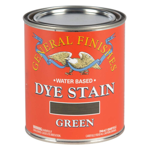 General Finishes Water Based Dye 1 Quart Green