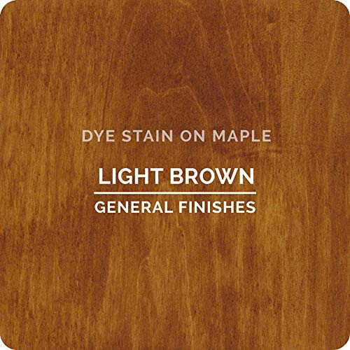 General Finishes Water Based Dye 1 Quart Light Brown 1