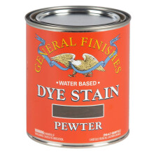 General Finishes Water Based Dye, 1 Quart, Pewter