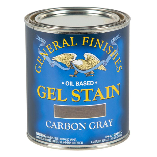 General Finishes Ölbasis Gelbeize, 1 Quart, Kohlegrau