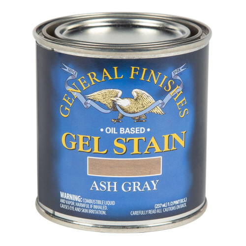 General Finishes lbasisgel Fleck 1/2 Pint Aschegrau