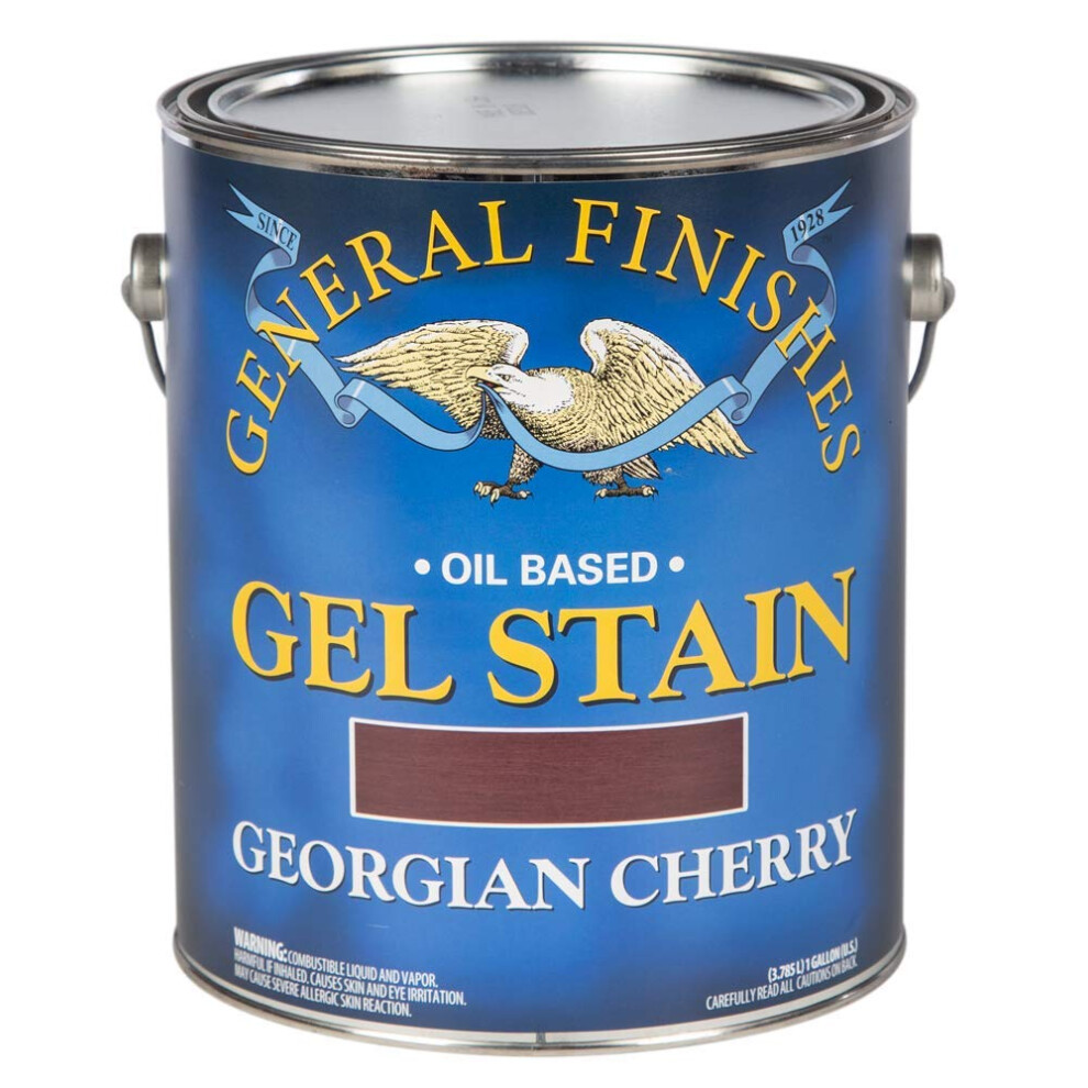 General Finishes Oil Base Gel Stain 1 Gallon Georgian Cherry 606016111480