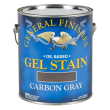 General Finishes Ölbasis Gelbeize, 1 Gallone, Carbon Grau