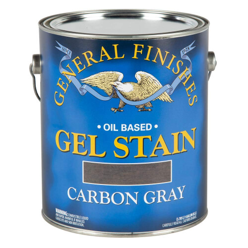 General Finishes Ölbasis Gelbeize, 1 Gallone, Carbon Grau