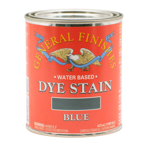 General Finishes Water Based Dye 1 Pint Blue