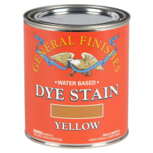 General Finishes Water Based Dye, 1 Quart, Geel