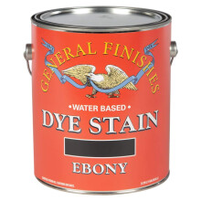 General Finishes Water Based Verf, 1 Gallon, Ebony