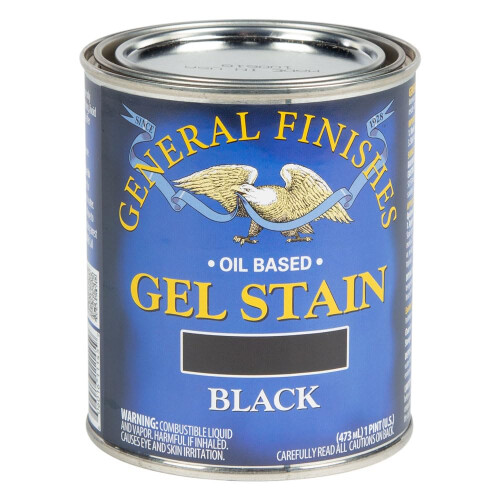 Finiture generali Base olio Base Gel macchia 1 pinta nera