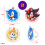DecoPac Sonic the Hedgehog Rings, Cupcake Decorations Featuring Sonic, Tails, and Shadow - 24 Pack 4