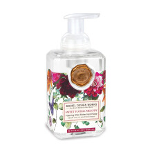 Michel Design Works Foaming Hand Soap 17.8oz Sweet Floral Melody Scent and Design Shea Butter and Aloe Vera Blend Beautiful Square Container w
