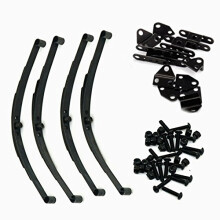 RC-FAST Black 1 set di molle a foglia set chassis Highlift per D90 1/10 RC Crawler Auto di aggiornamento