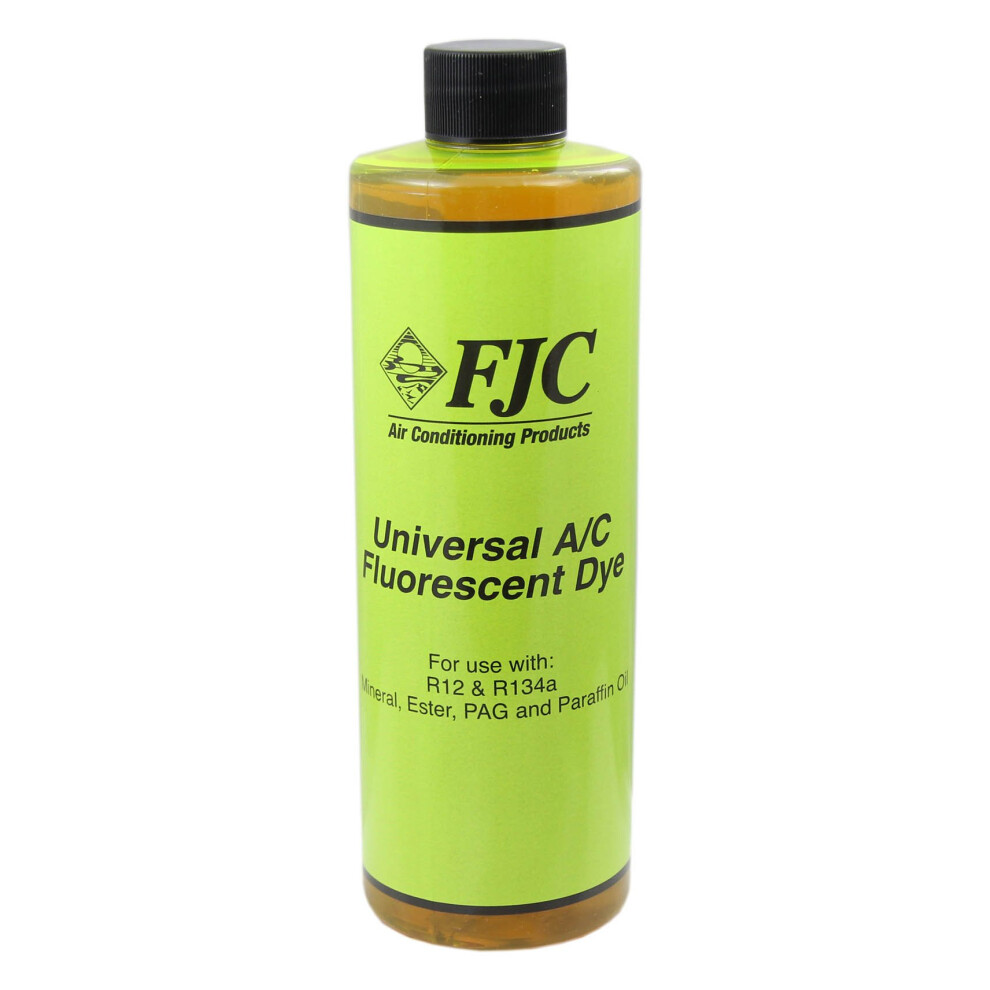 Fjc 4918 Universal A/C Fluorescent Leak Detection Dye - 16 Oz. 609989005206