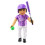 Roupa de uniforme de beisebol roxo 7 peas para bonecas de 18 polegadas | Qualidade Premium e Design Moderno | Roupas de bonecas 1