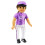 Roupa de uniforme de beisebol roxo 7 peas para bonecas de 18 polegadas | Qualidade Premium e Design Moderno | Roupas de bonecas 4