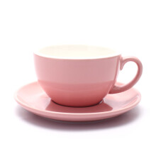Coffeezone Barista Speciality Kvov lek a podlek Mal keramick lky na cappuccino nebo dvojit espresso (leskl ruov 5 oz)