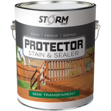STORM SYSTEM Storm Protector Penetrating Sealer & Stain Protector - Deck Protector Hegnsbeskytter 1 Gallon Pacific Redwood