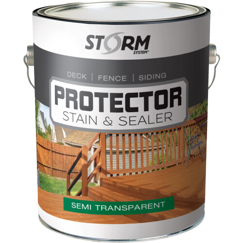 STORM SYSTEM Storm Protector - Sigillante Penetrante e Protettore per Macchie, 1 Gallone, Pacific Redwood