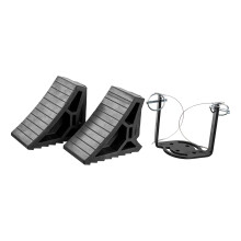 Curt HD Wheel Chocks da 2 pacchetti con staffa di montaggio #22802