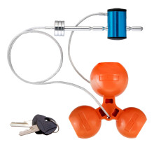 BKDK CURT 23082 Universal-Tri-Ball-Anhngerkupplungsschloss, passend fr 1-7/8 2 2-5/16 Zoll