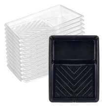 Great Andrew 12 pachet pentru tava cu tava 7 inch 1 PC tava din plastic robust cu 11 buc, tava de vopsea de unica folosin?a tava de vopsea tavi c