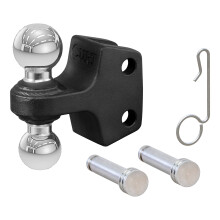 Curt 45933 Dual-Ball-Ansatz fr Gewichtsverteilung Schaft 2 und 2-5/16-Zoll bis zu 15 000 lbs