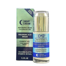 DAG BY DAGLAB Nachtcrme (1,3 Fl Oz) - Herstellende crme voor expressielijntjes | Hyaluronzuur Argan Collageen Elastine Vitamine E & Retinol | C
