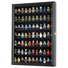 Minifiguren Vitrine - Wandregal für Bauklötze Minifiguren und Miniatur-Sammlerstücke