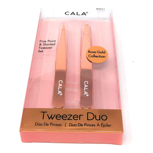 Cala Roséguld pincett duo