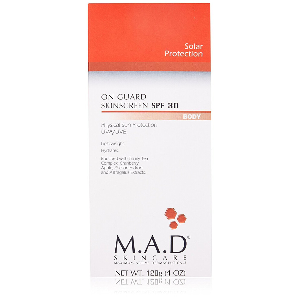 M.a.d Skincare Environmental On Guard Physical Skinscreen Spf 30 - Clear