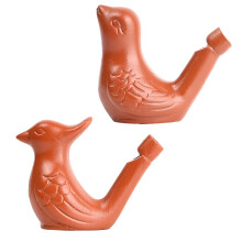 2 Stuks Vogels Waterfluitjes Keramische Warbler Fluit, Kleifluitje voor Waterwild voor Verjaardagscadeaus