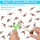KXCOFTXI 60 Τεμάχια Finger Slingshot Παιχνίδια, Ψεύτικα Σκατά για Halloween, Αστεία Παιχνίδια 3