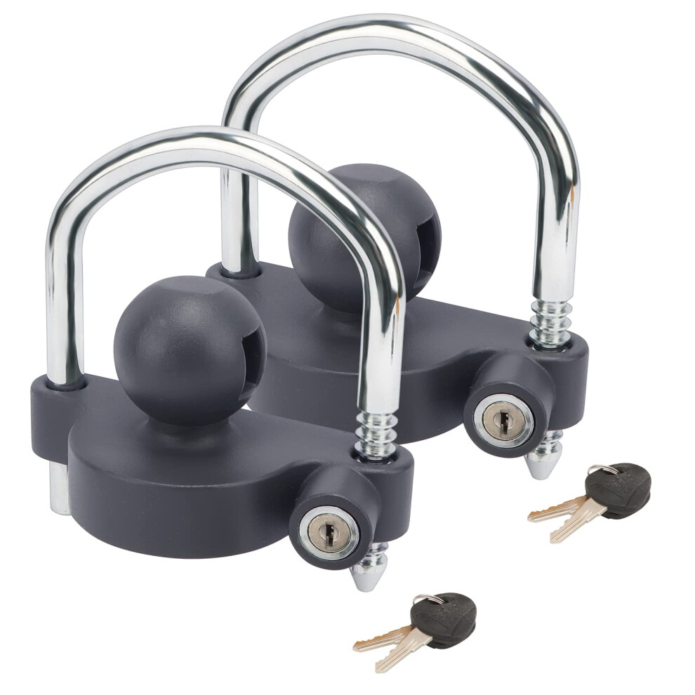 Metoware Keyed Alike Trailer Coupler Lock Universal Adjustable Steel Trailer Hitch Lock Anti Theft Trailer Ball Lock Towing Lock For Towing Trai 619438409134
