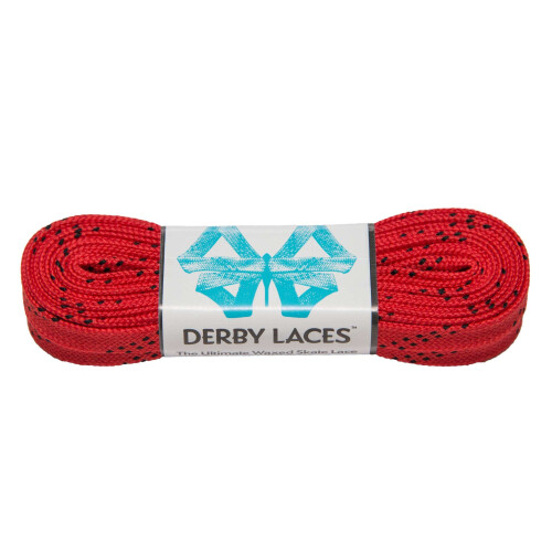 Derby Laces Red 108 Polegadas Renda de Skate Encerada para Roller Derby Hquei e Patins de Gelo e Botas