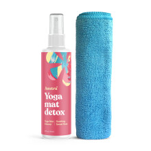 ASUTRA Yoga Mat Cleaner Spray (Soothing Sweet Rose) 4 fl oz - No Slippery Residue Organic Essential Oils Deep-Cleansing for Fitness Gear & Gym